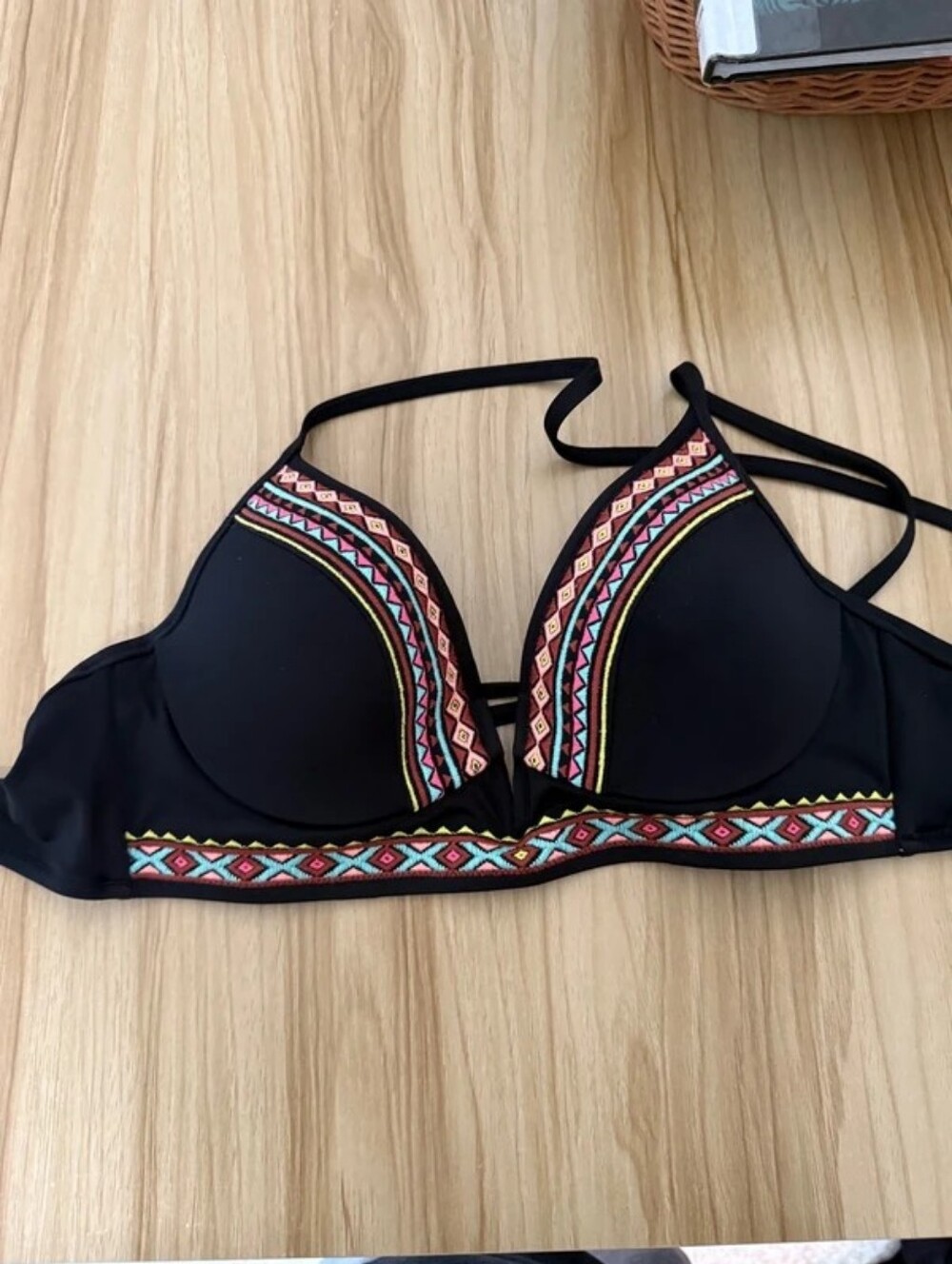 Shade & Shore Chocolate Brown Halter Bikini